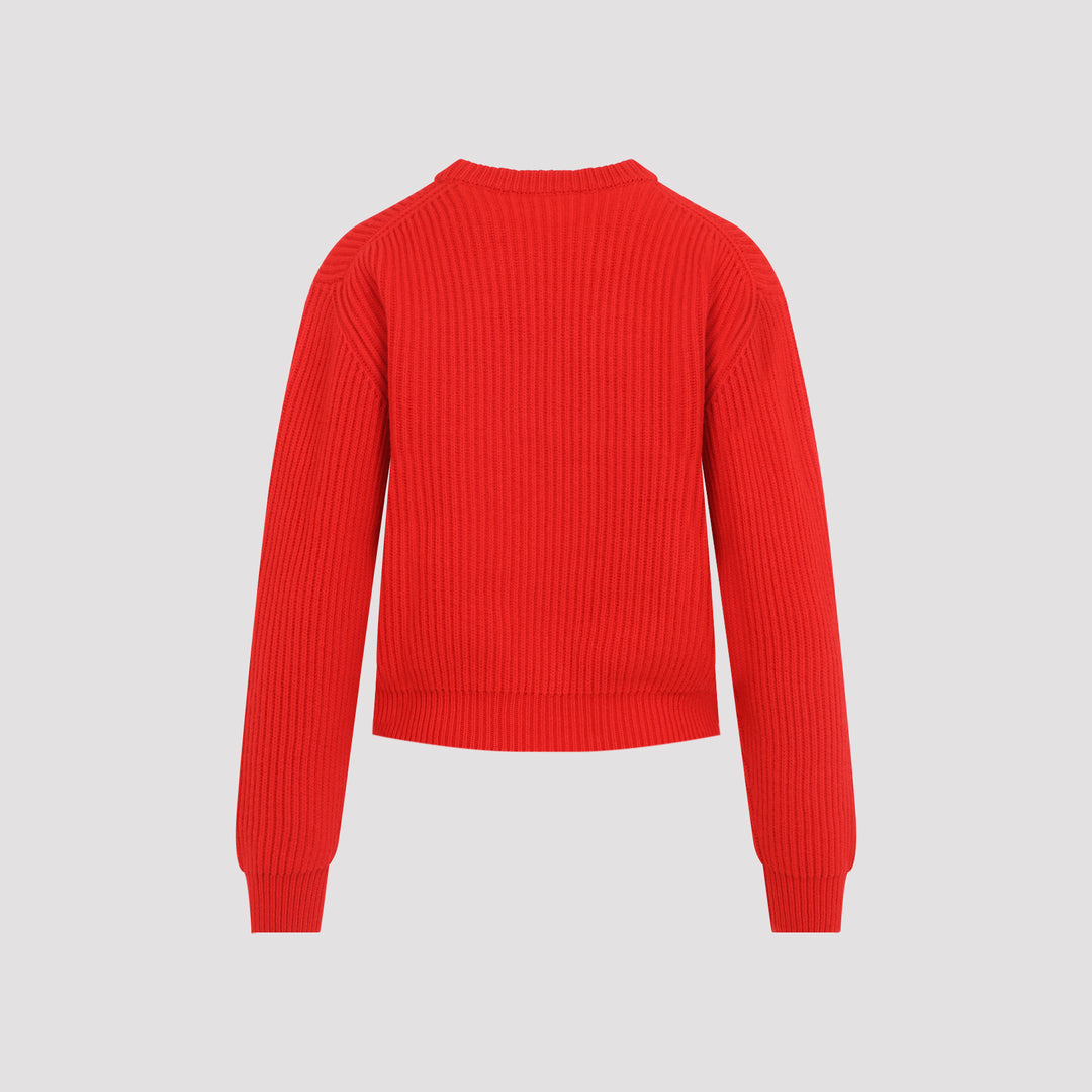 Jil Sander Pullover - Rosso | 9427eeb645021ca9bd7faff299fe38f062054295