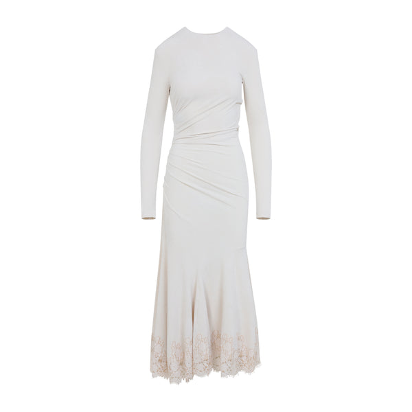 Avorio Velvet Midi Dress