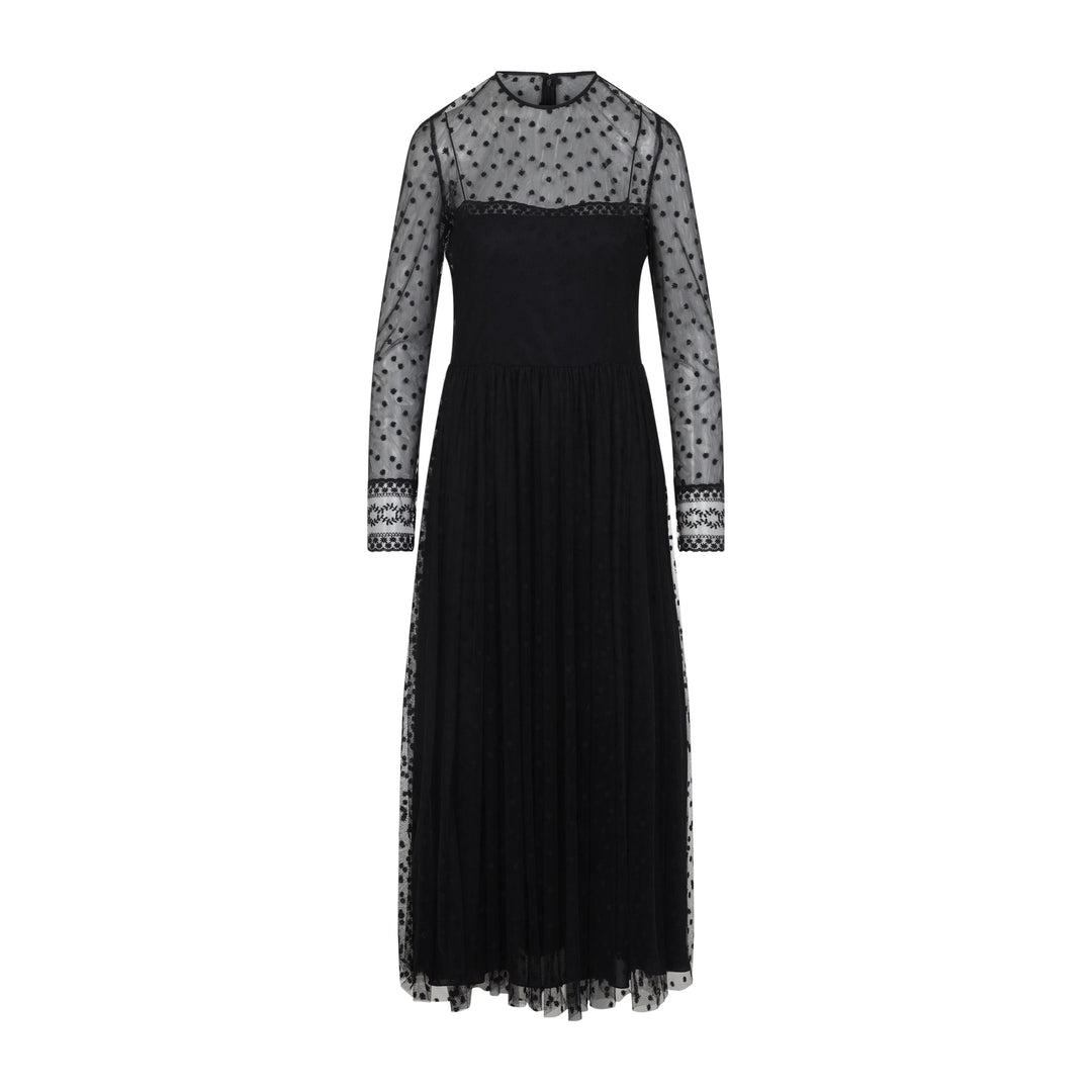 Alberta Ferretti Midi dresses - Nero | 412c5a6d339253ea1d714be12d209621ac408111