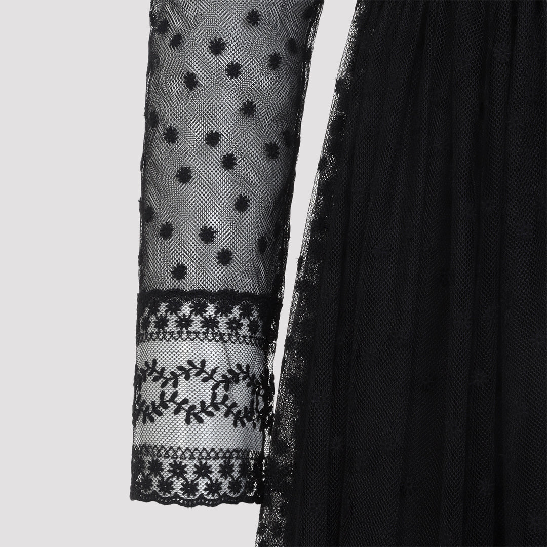 Alberta Ferretti Midi dresses - Nero | 5be05f0a1a5c89e7ccf5aaf43d417b66c100a6d7