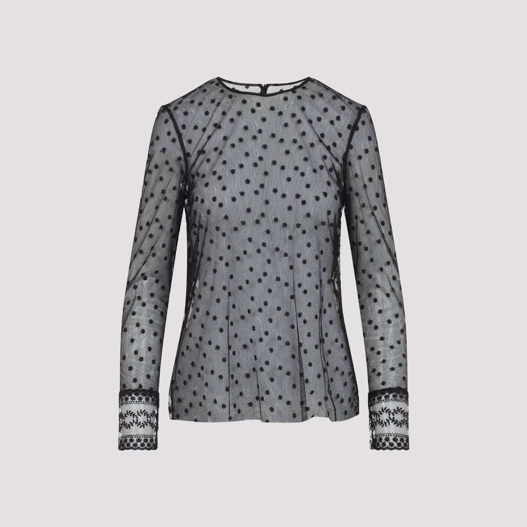 Alberta Ferretti Top - Nero | 5c2f613291f49ffa6188ab926f640090147bd40f