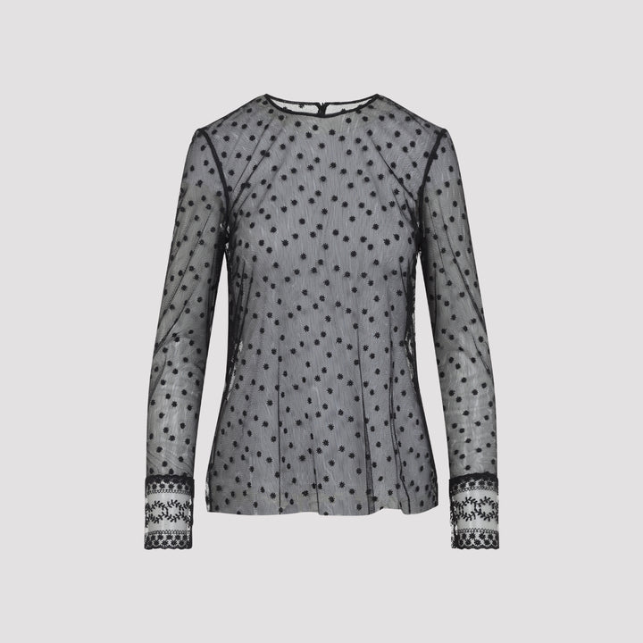 Alberta Ferretti Top - Nero | 5c2f613291f49ffa6188ab926f640090147bd40f