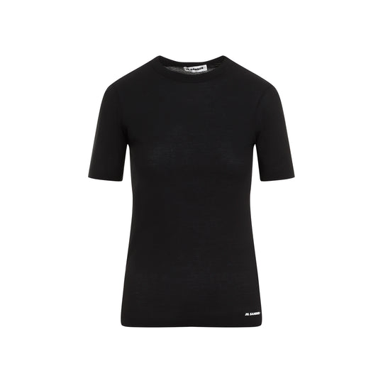 Black Cotton T-Shirt