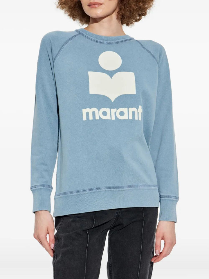 Marant ÉToile Round neck - Blu | 992a7dedb9e64e69bcc7a6c001dc1216f94b756a