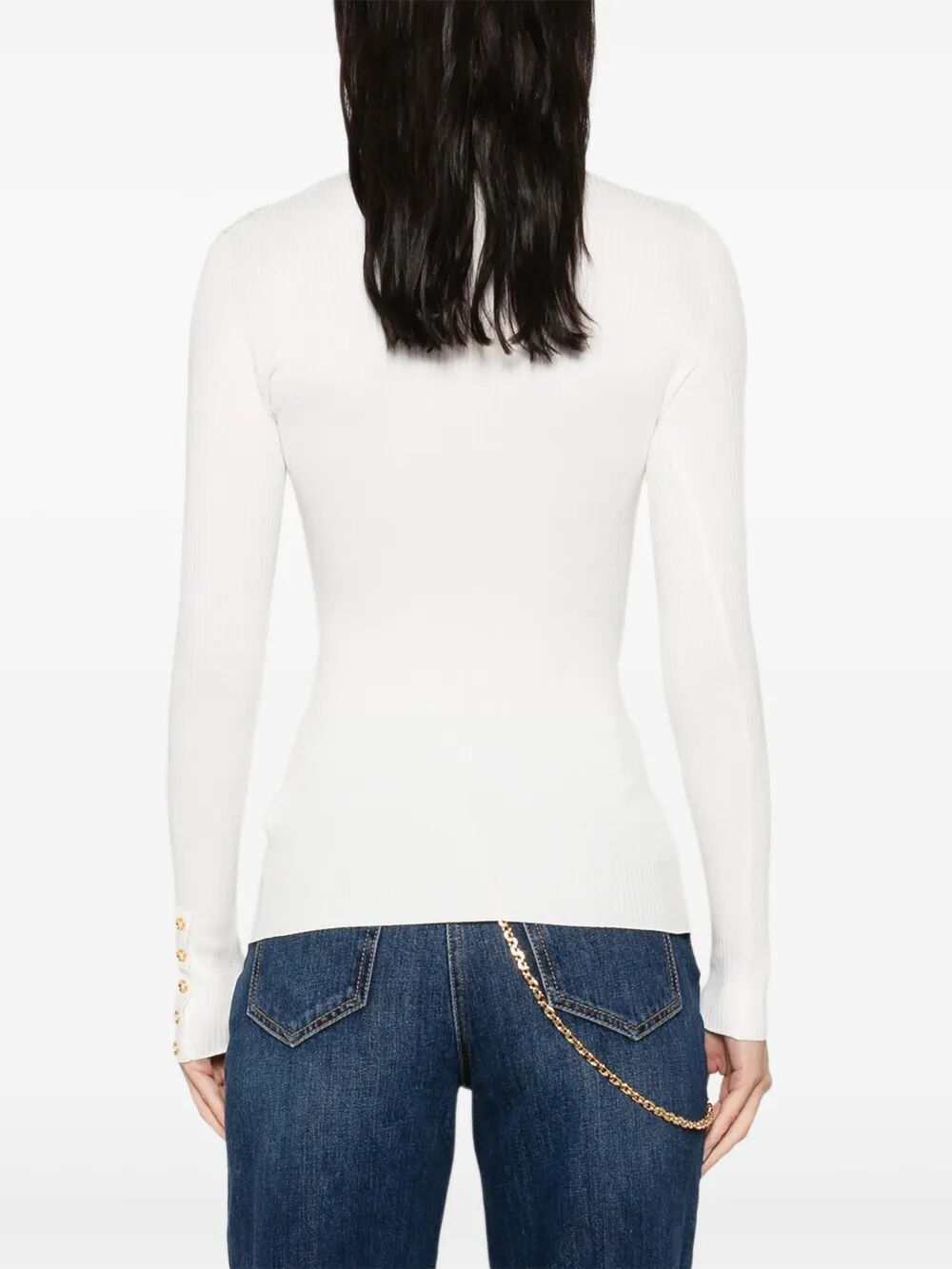 Elisabetta Franchi Turtle neck - Bianco | 135175ad63524a6c522a317790a32baf0ea69861