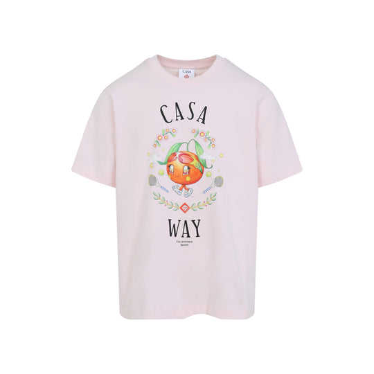 Light Orange Casa Way Kawaii Cotton T-Shirt