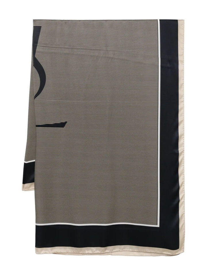Saint Laurent Paris Scarves - Blu | bf5b511b78328f692914305f3d28c660c19b2627