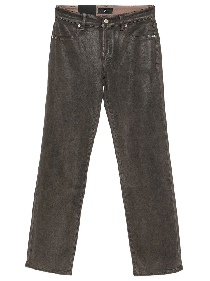 7 For All Mankind Straight leg - Marrone | 593cfcdec8f22f5817b63f69a151b87103c12e52