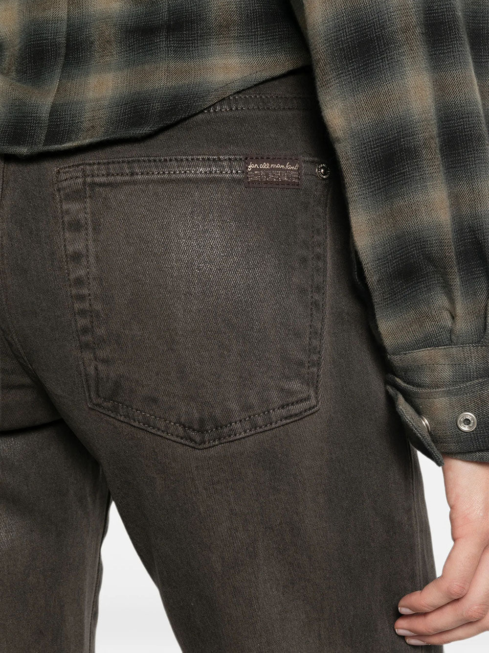 7 For All Mankind Straight leg - Marrone | 284298cc7dba3cb8d2b6df44e862ecd919308a6e