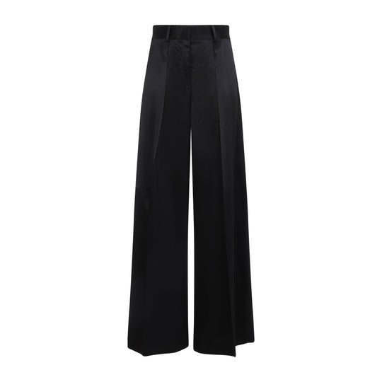 Black Viscose Pants