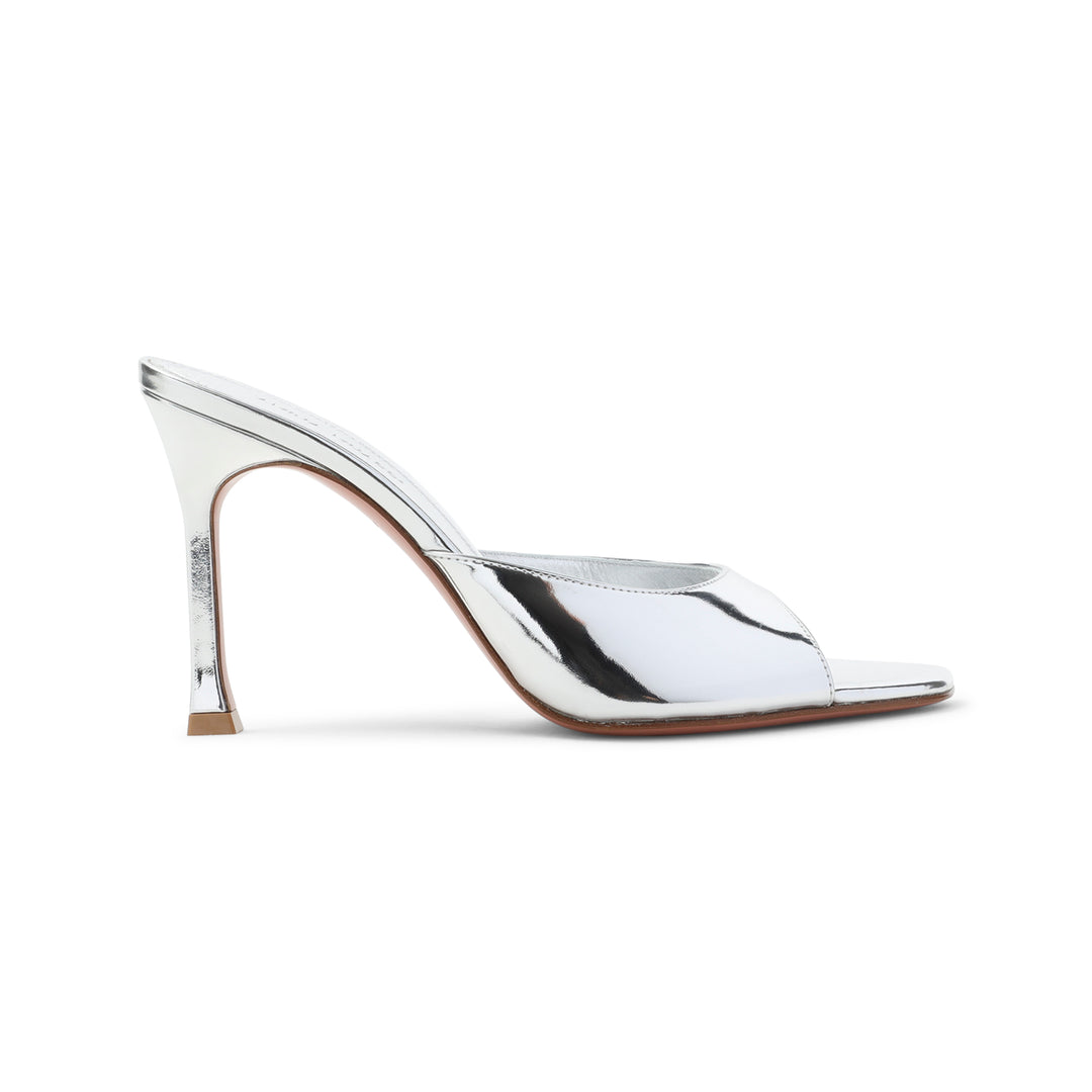 Amina Muaddi Sandali - Metallic | 25beb088671bdd22bb136fa8eec6eb5e2e850b7a