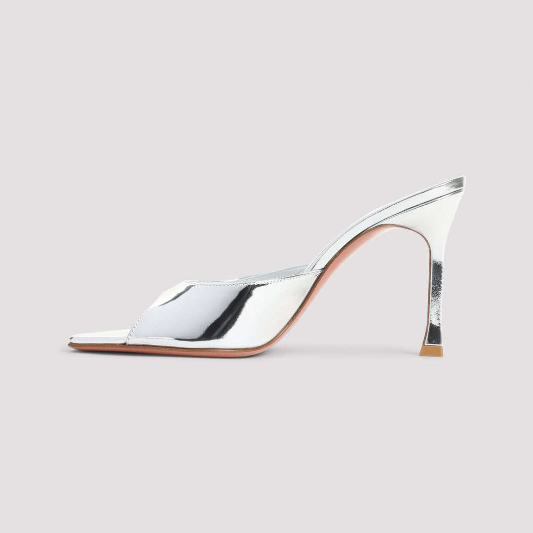 Amina Muaddi Sandali - Metallic | 35c3d31977d37b396e615d6f8b72e194db1e04d7