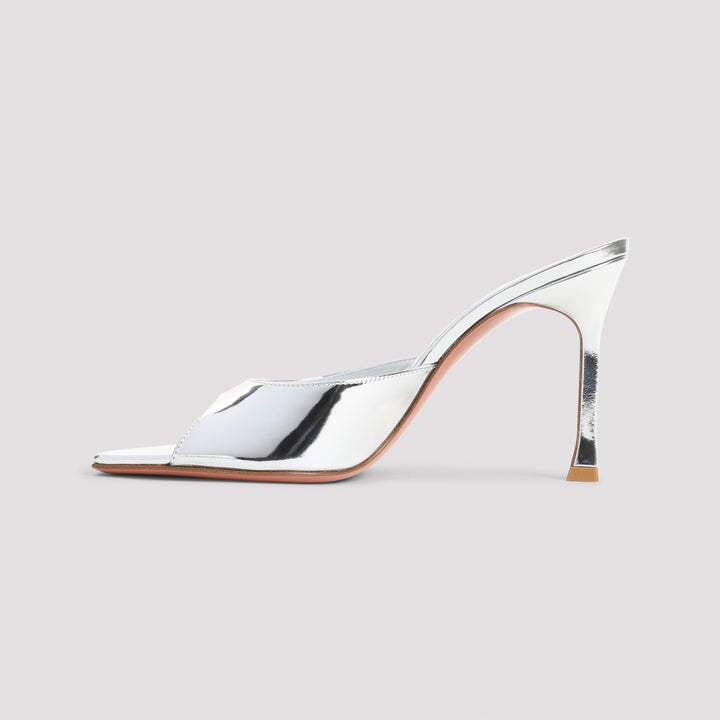 Amina Muaddi Sandali - Metallic | 35c3d31977d37b396e615d6f8b72e194db1e04d7