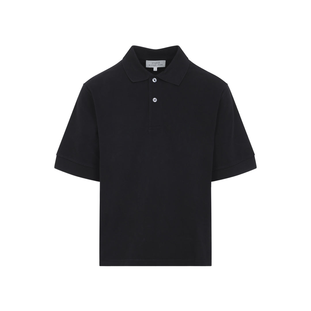 Studio Nicholson Polo - Nero | b6f279bca5aa20e00ca4da2d6b14b54653cb45c4