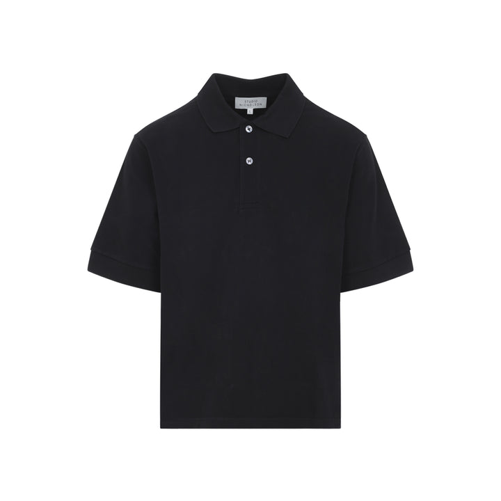 Studio Nicholson Polo - Nero | b6f279bca5aa20e00ca4da2d6b14b54653cb45c4