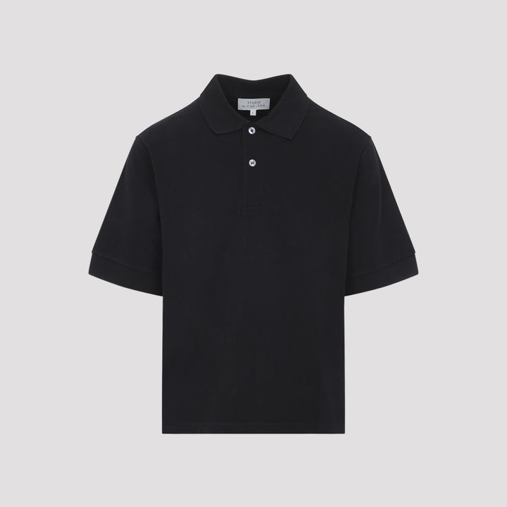 Studio Nicholson Polo - Nero | cc2d002f2a22c2334773d013303418156613268e