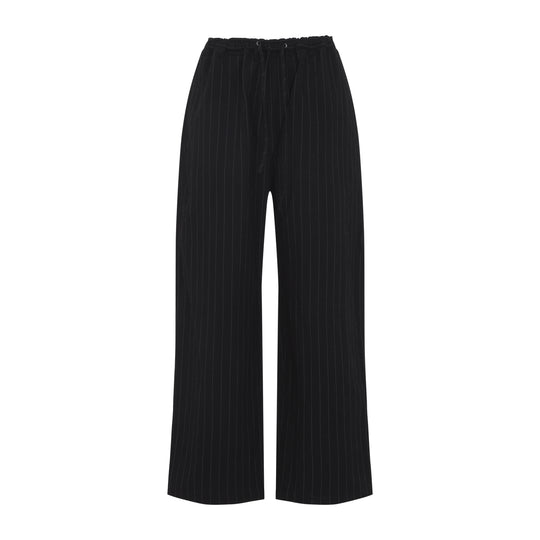 Black Sonny Cotton And Linen Pants