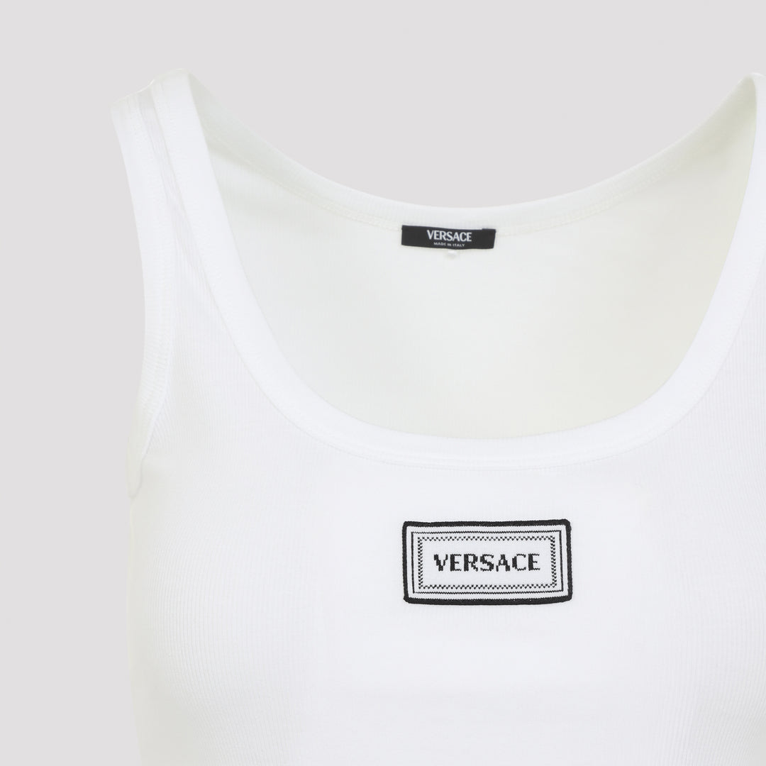 Versace Top - Bianco | d7503b095d49163ebcd7e96a9622878465c8a286