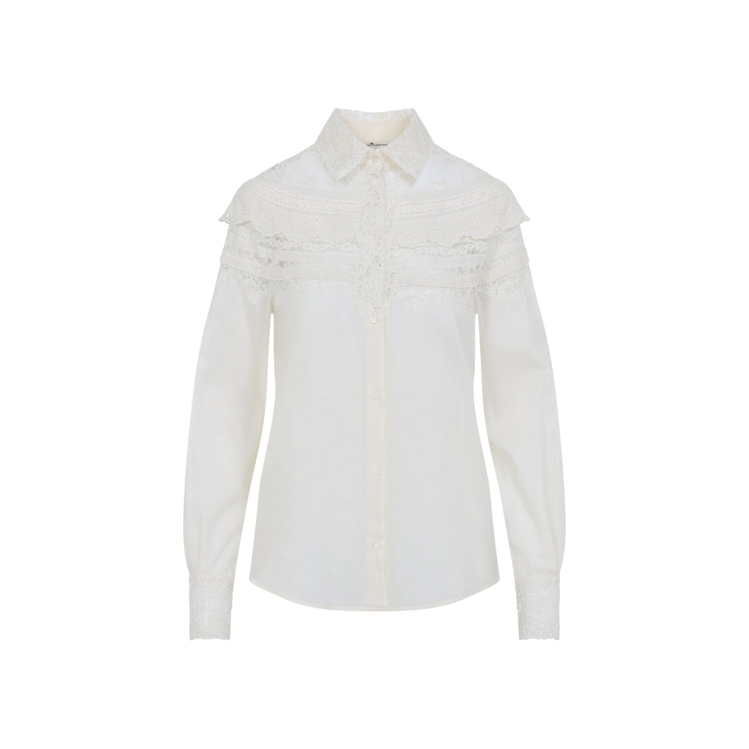 Ermanno Scervino Shirts - Bianco | 9fb8bb0a4c1bd71174e3cc61544a1887b18f708d