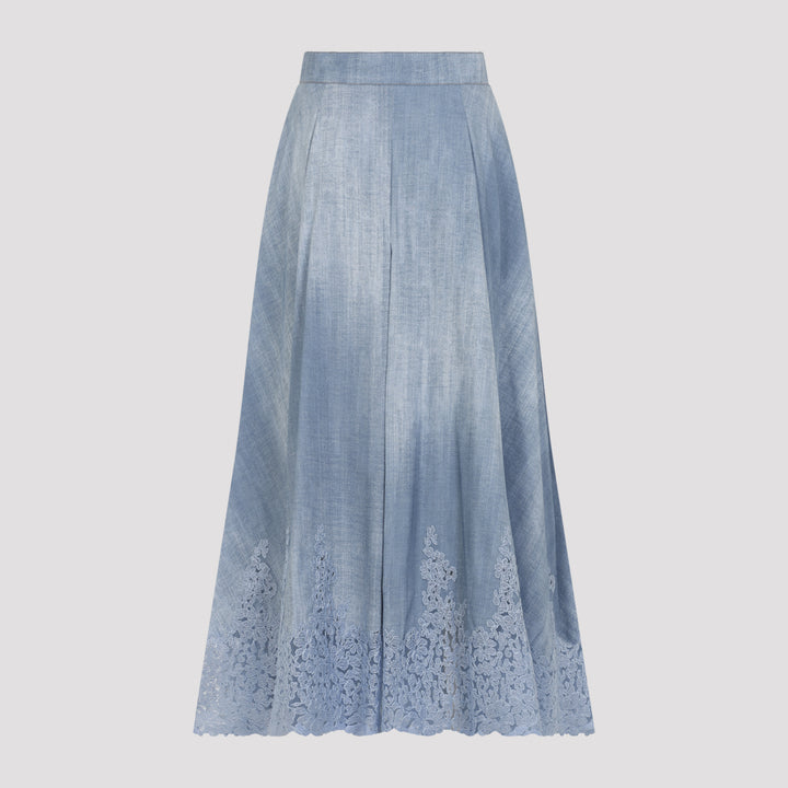 Ermanno Scervino Midi skirts - Blu | 5edada7571c3462ce995068eb7621ac2fa4a9486