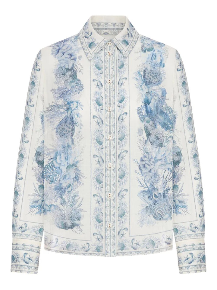 Zimmermann Print - Blu | ea00373d383539eabf5c1389439f1c25ec455934