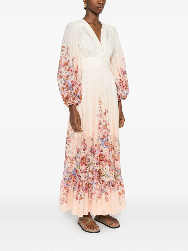 Zimmermann Long dresses - Nude & Neutrals | 92f888a2d441eb65fe4375296c2c0d1a12919b76
