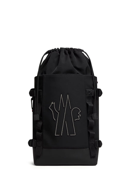 Nylon Backpack With Logo Patch