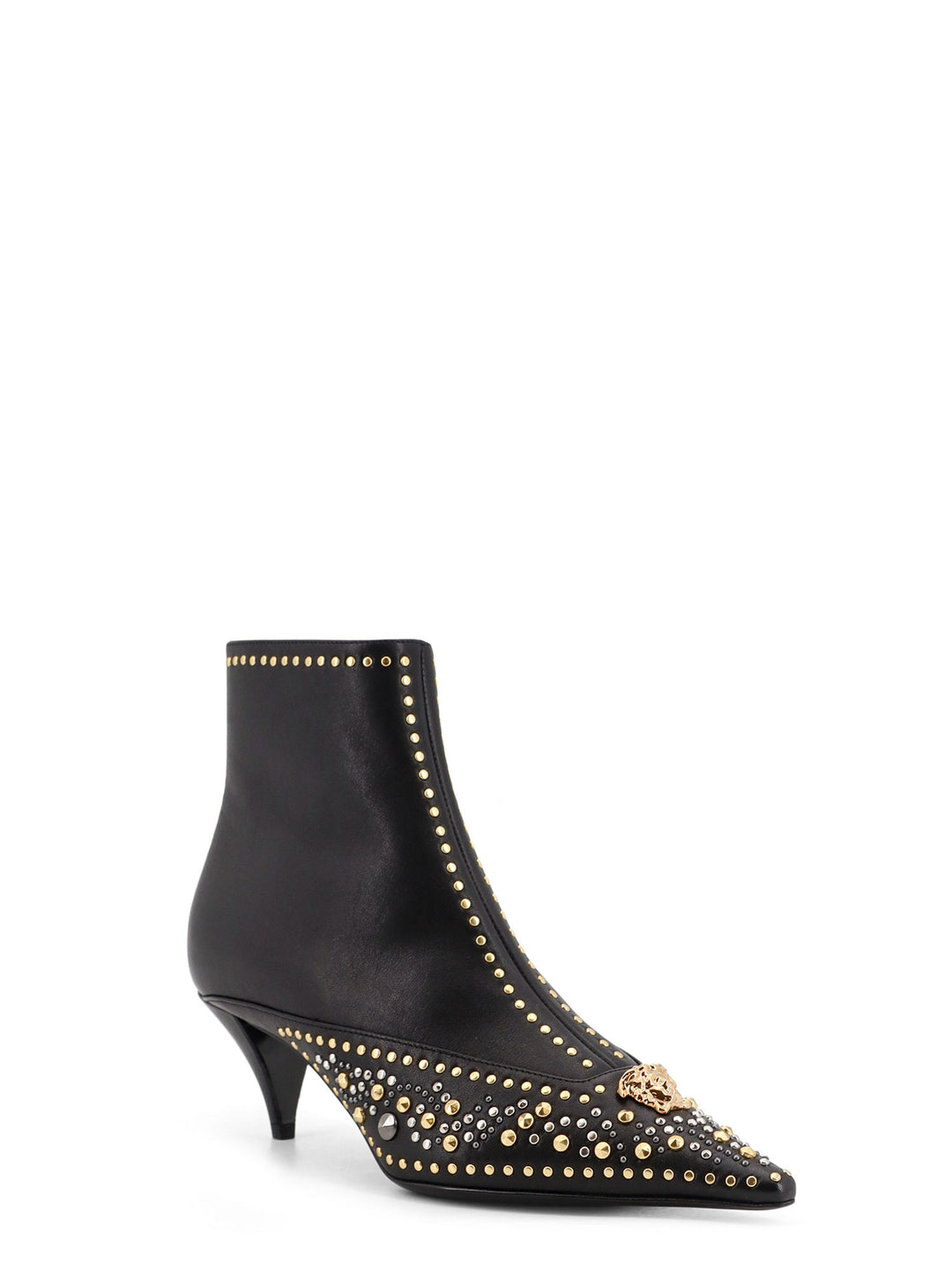 Versace Boots - Black-Versace Gold+Palladium | 4e911366ca1c8670abe279a10a2b4542e94cd26f