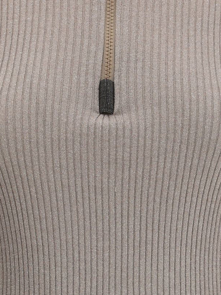 Brunello Cucinelli Sweaters - SMOKEY TAUPE | 5f4ac1e306a4424462cec9566f43f1e6c1242279