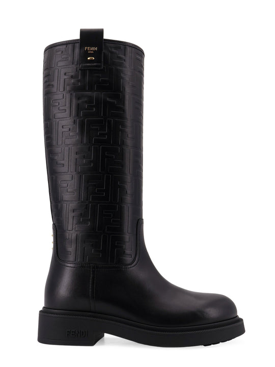 Fendi Filo Leather Boots