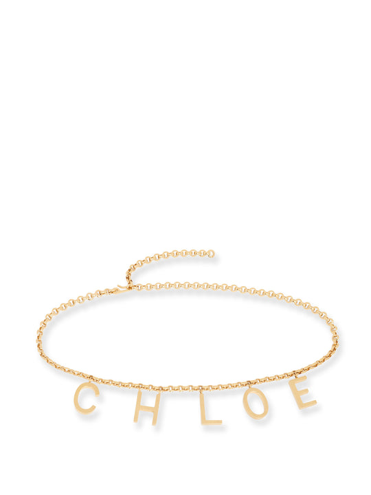 Chloé Letters Metal Belt