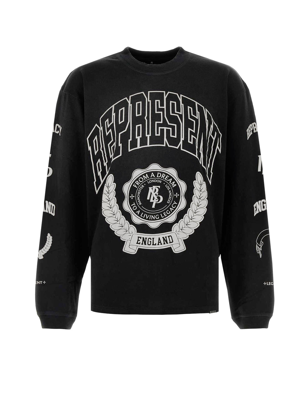 Represent Sweaters - STAINED BLACK | 02fe91c72af35dae4ca44d9dcf5311af177f9d34