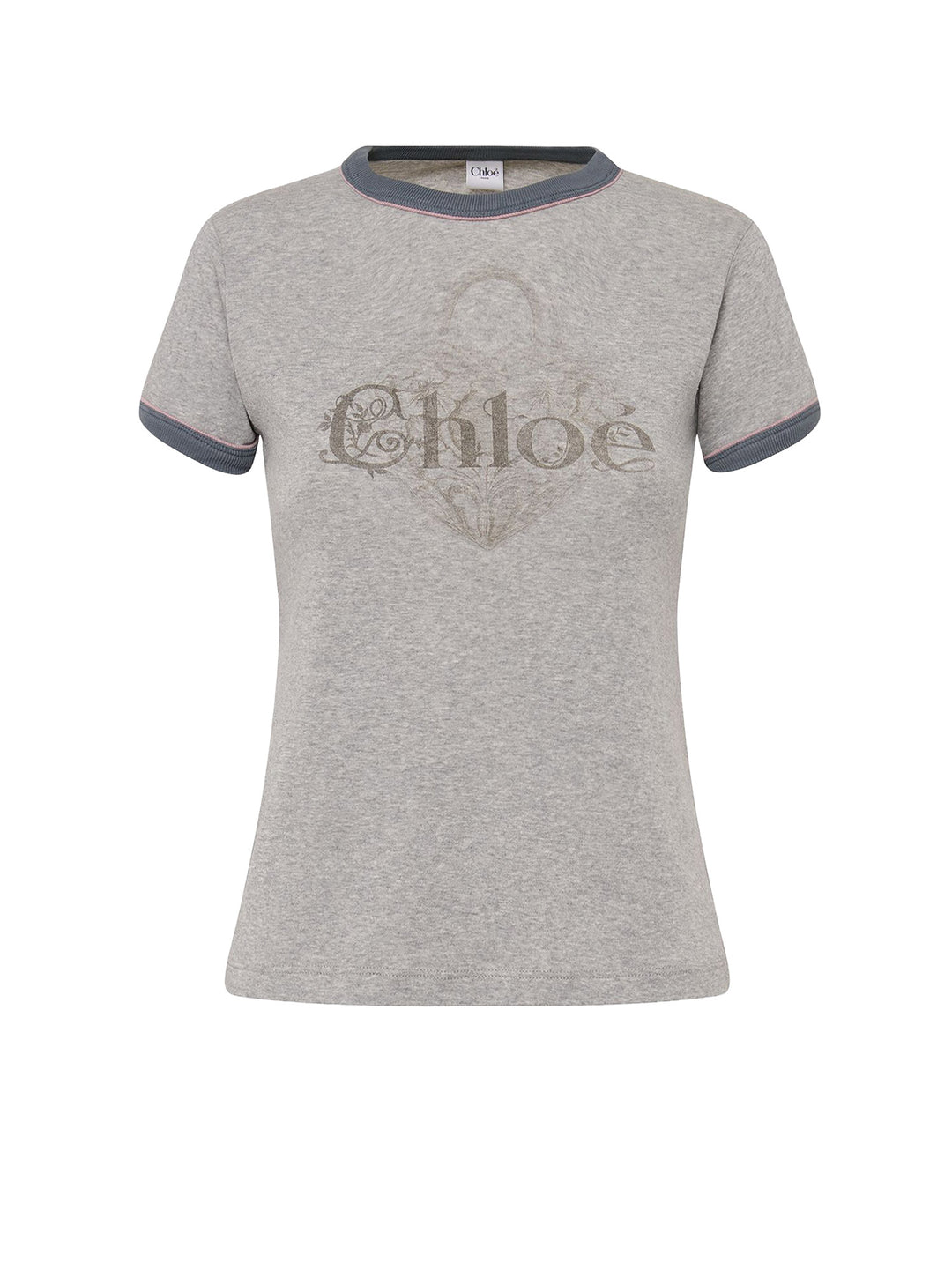 Chloè T-shirts and Polos - Naturalgrey | e08591fe298d7ff6b8382631915e6da3b0e5fd9c