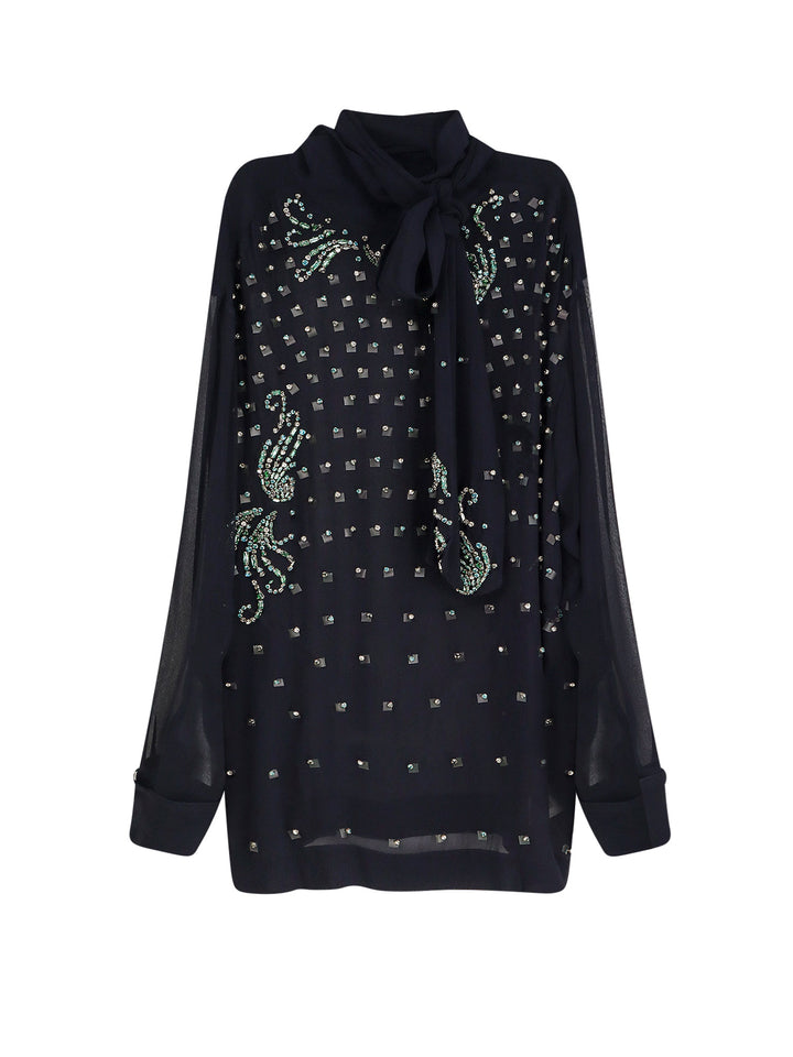 Dries Van Noten Shirts - Blue and green | c5b1293ac0e08052d03775fcdad2093550fb80e4