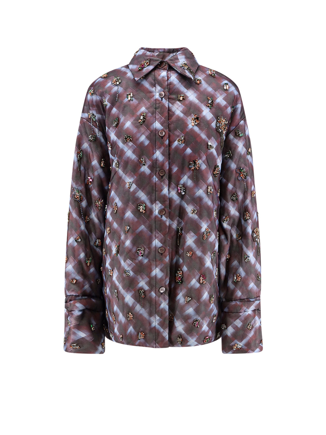 Dries Van Noten Jackets - Blue and green | 98aabac1e50b497210010d9a493e998f5e1e522b