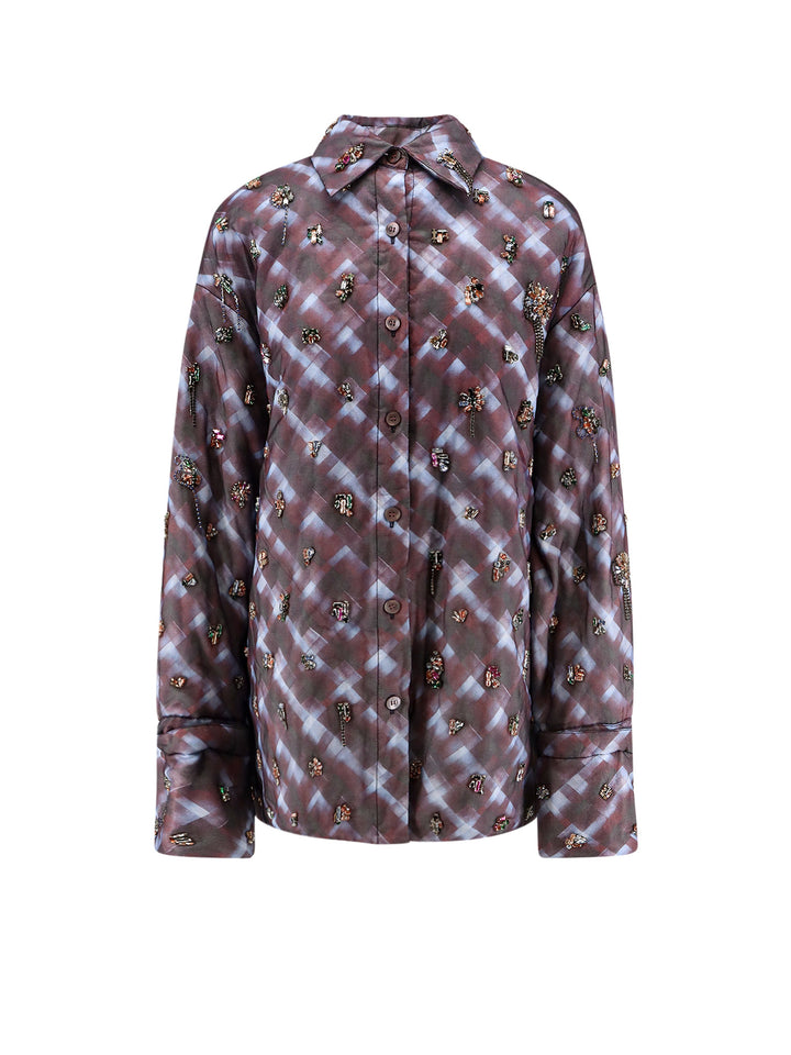 Dries Van Noten Jackets - Blue and green | 98aabac1e50b497210010d9a493e998f5e1e522b