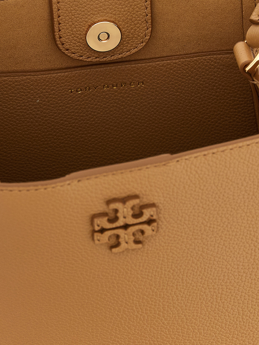 Tory Burch Mcgraw Borse a Mano - Beige | bdc42a586234154bb53eaa8465a9042dbbc3276f