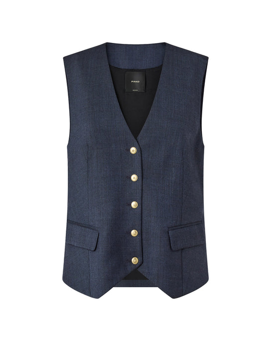 Ketchup Wool Blend Vest