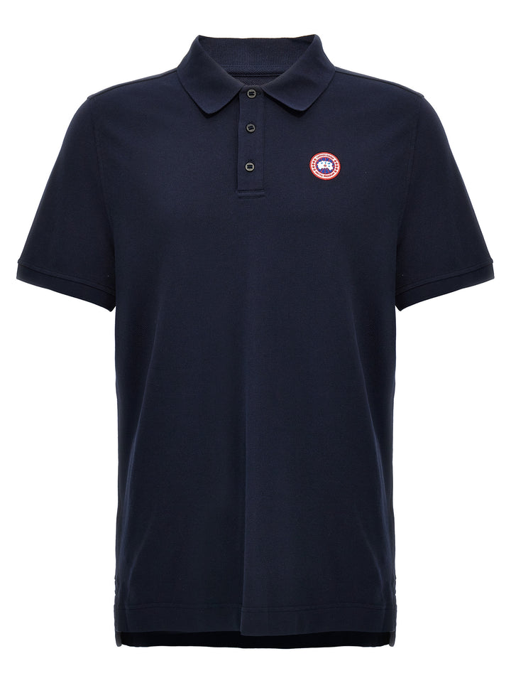 Canada Goose Beckley Polo - Blu | 669086f6407a385a2468ff9657a7704a6345c7ee