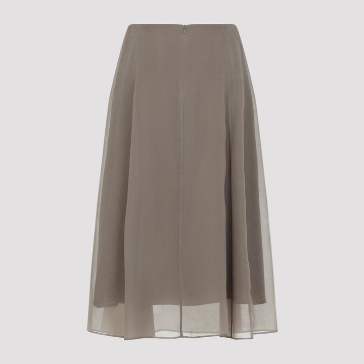 Brunello Cucinelli Midi skirts - Marrone | d135ee6679aaa5c89421f26138d9b7932d3d3416