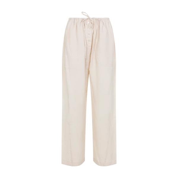 Plaster White Modal Hera Draw Cord Pants