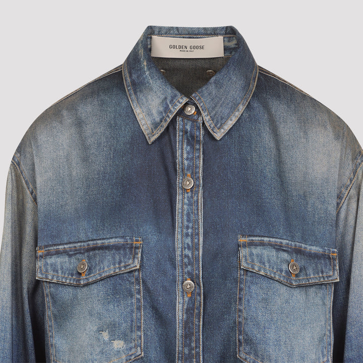 Golden Goose Shirts - Blu | 5542ef1a5faffa798f8fbf30c4fd9f4d7d86894b