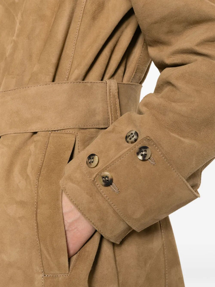 Golden Goose Trench - Nude & Neutrals | 944643fa856df210afdfd79813e33e28006aacd9