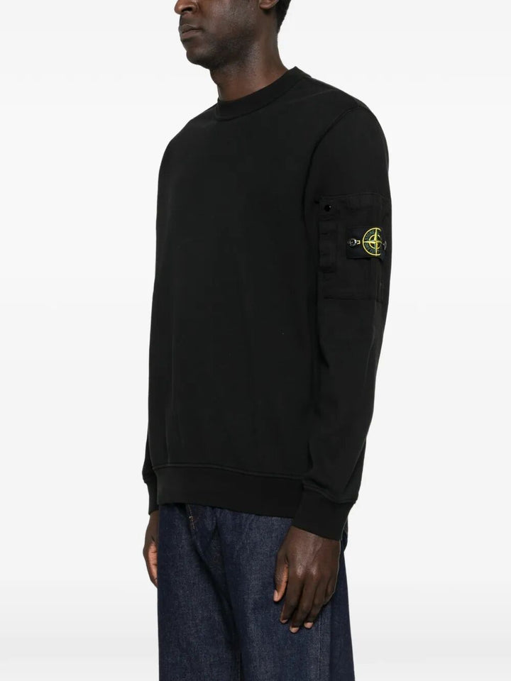 Stone Island Round neck - Nero | 5489d5bbfed479f6dbf545e15eba8083959f8ec4