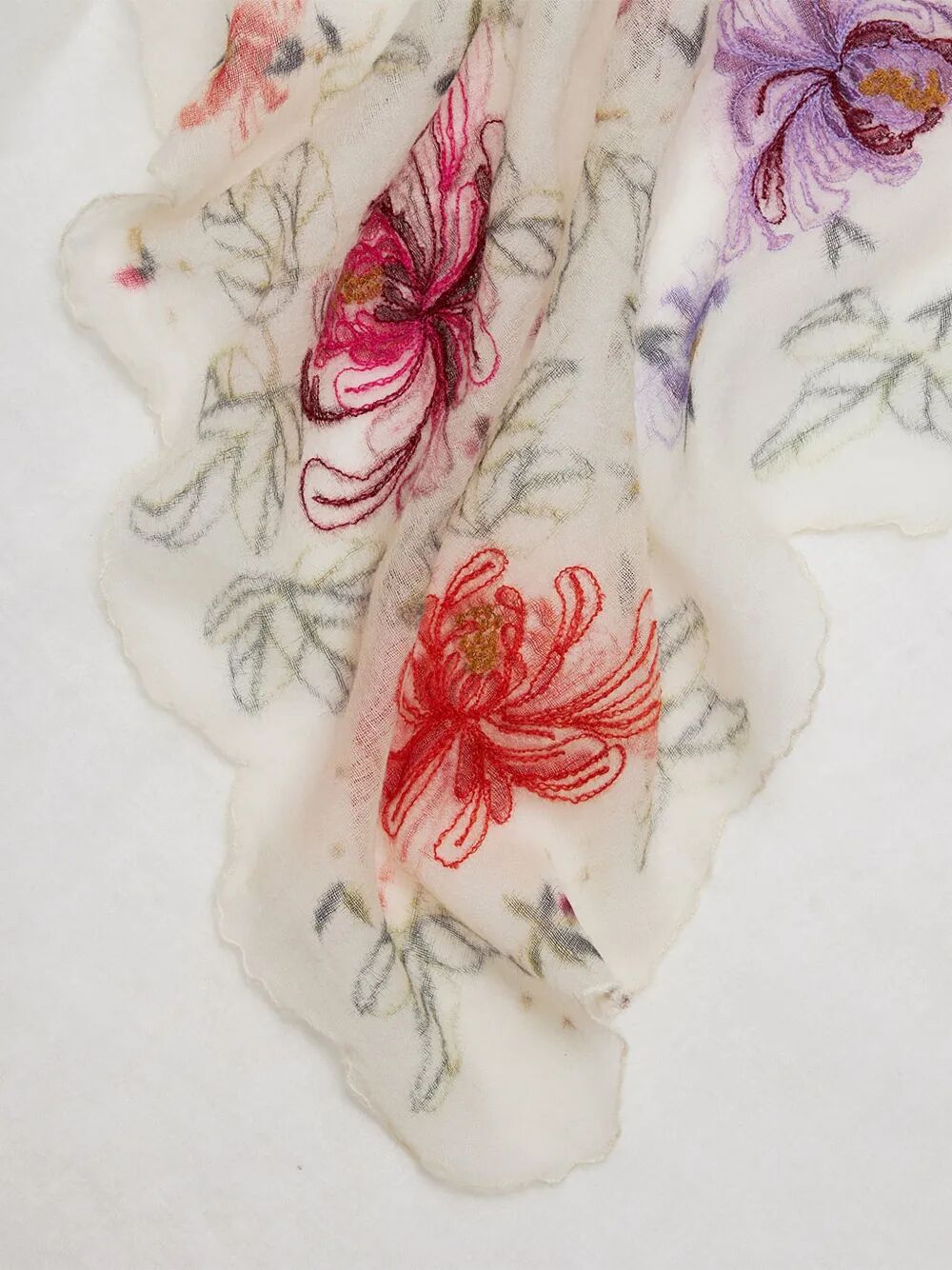 Faliero Sarti Scarves - Bianco | ec8bfcb62d52d84a27d11913104109517243ba3b