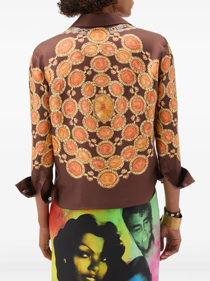 Versace Print - Marrone | 96a4ea6ff97152adbcacdcfc1b5eee18e35085fe