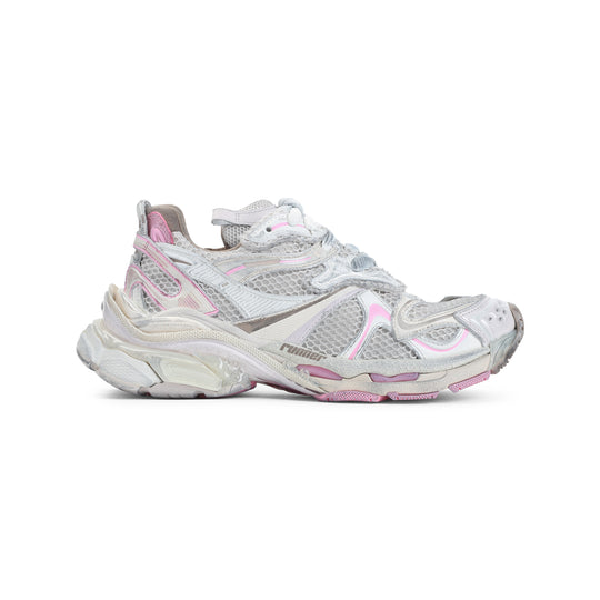 Taupe Pink Runner 2 Polyurethane Sneakers