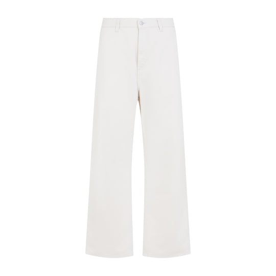 Natural White Cotton Drewe Pants