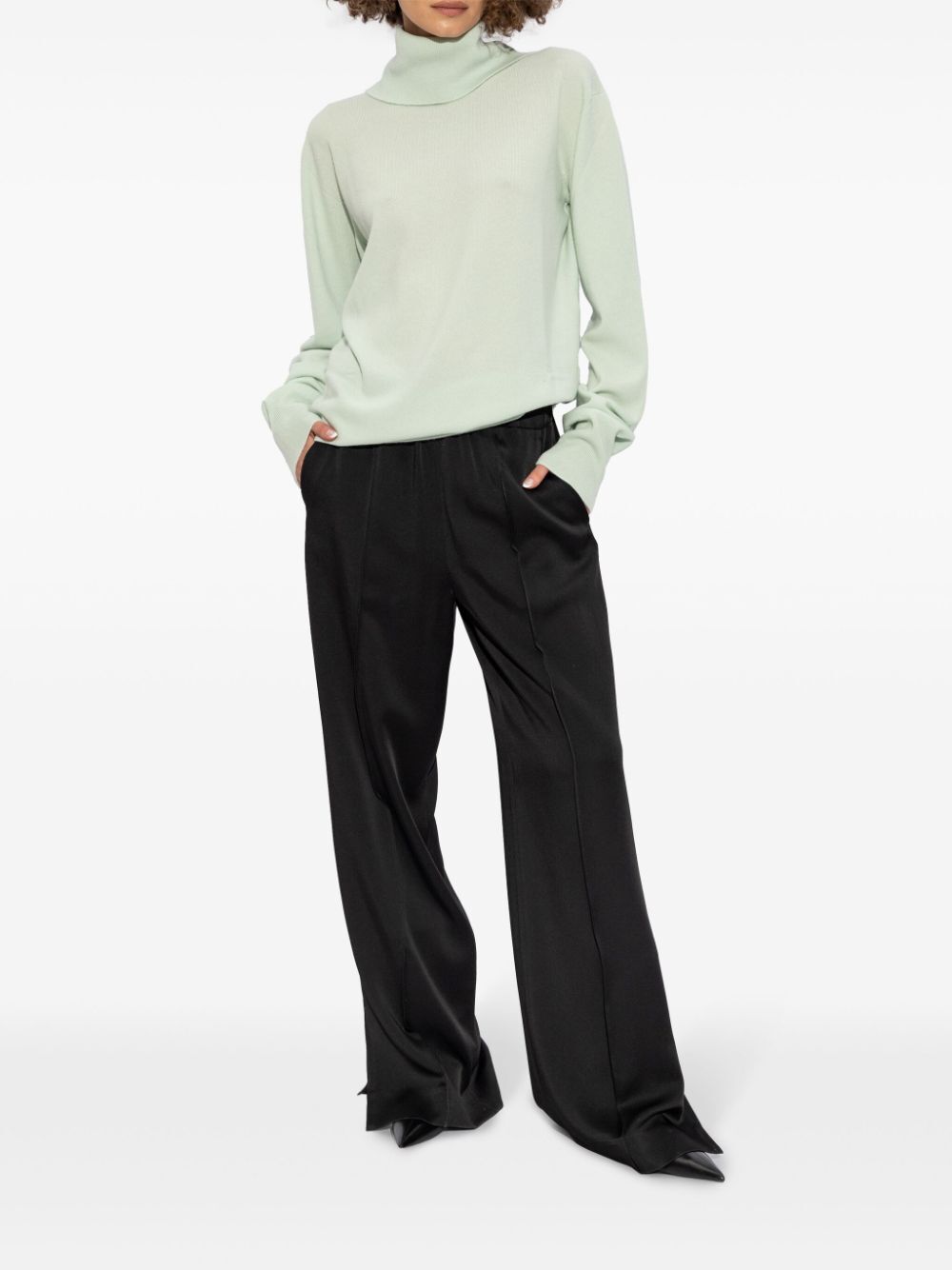 Jil Sander Turtle neck - Verde | 9c7f1c3c9dd1320b73121fcc92677f09992d4b74