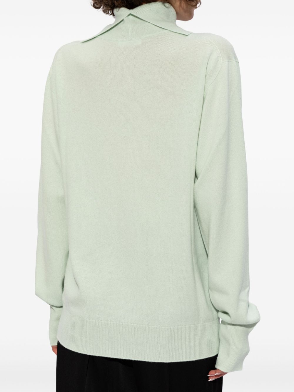 Jil Sander Turtle neck - Verde | a9fd09e938eef1ab6341ef49c2f4250db82a7c65